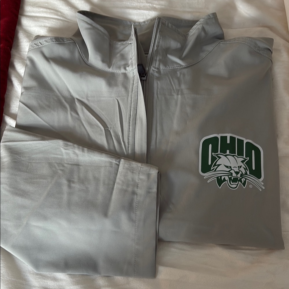 Boxercraft Ohio university 1/4 zip Gray Jacket